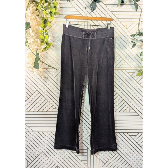 VINTAGE Nike Pants Women's Brown Velour Sweat Pants Athletic SMALL - Picture 1 of 9